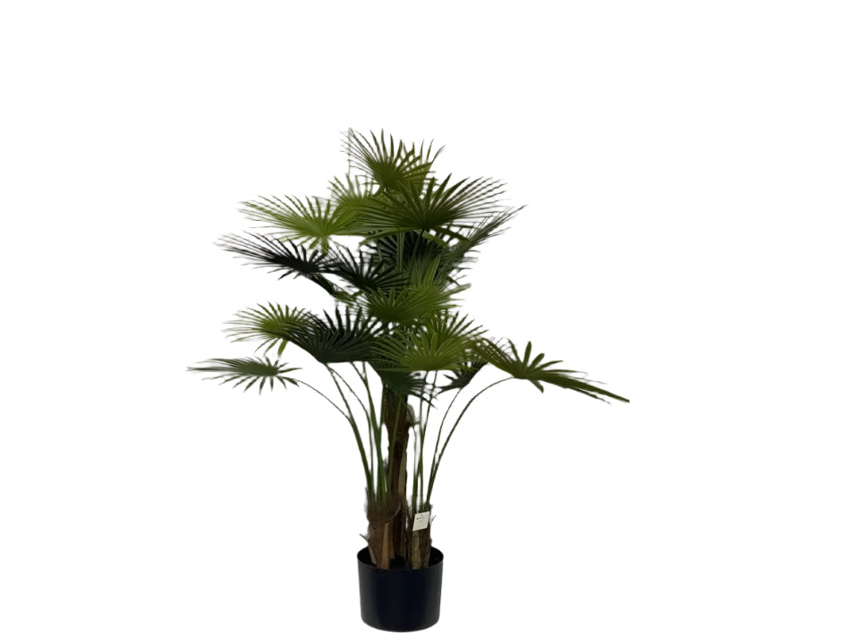 Wildstone 1.3M Artificial Fan Palm Tree – Model 0575-5 | Elegant Indoor Tropical Plant