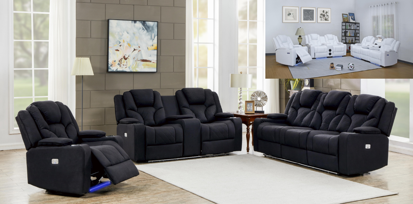 WS-6038 Recliner Sofa Set