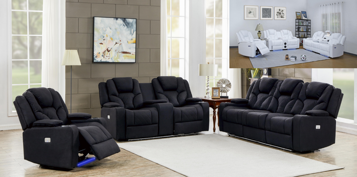 WS-6038 Recliner Sofa Set