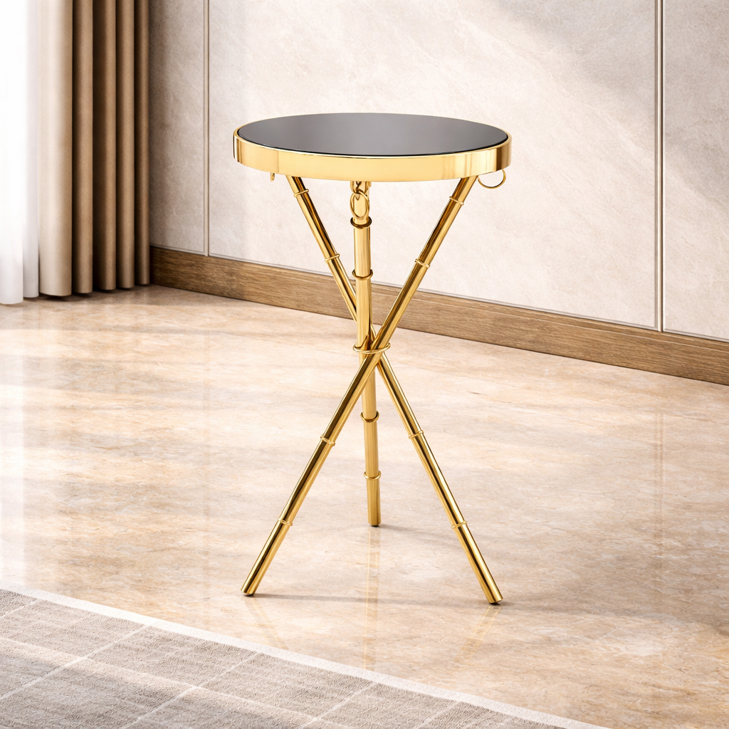 Tempered Glass Corner Table - CF-683