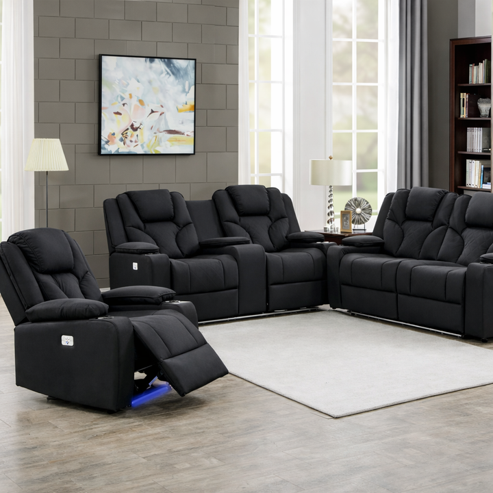 WS-6038 Recliner Sofa Set