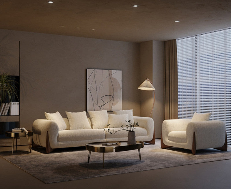 Boucle Fabric 3+2+1 Seater Sofa