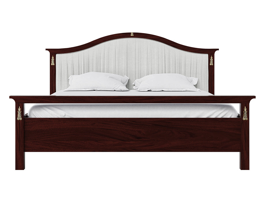 Sienna King Size Bed (Off-White Headboard)