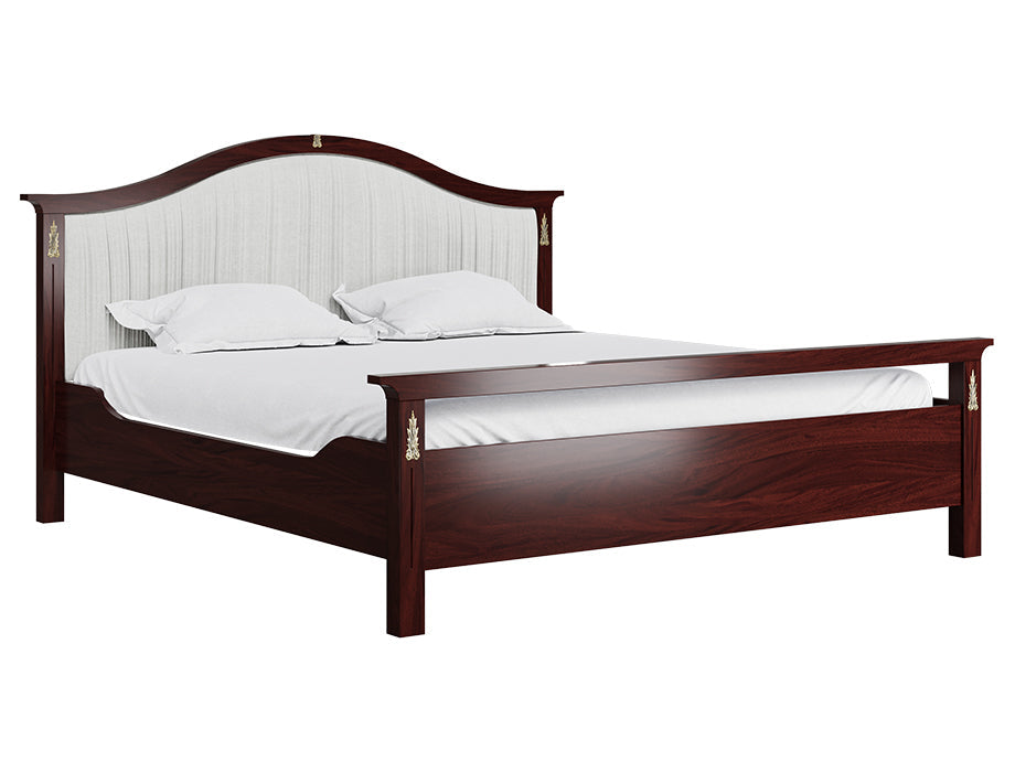 Sienna King Size Bed (Off-White Headboard)