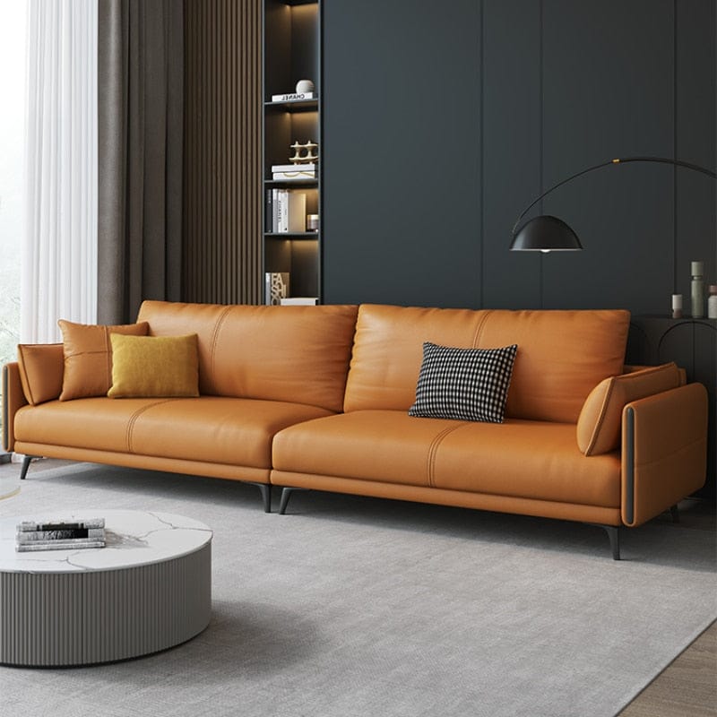 Modern Italian Design PU Leather Sofa Set