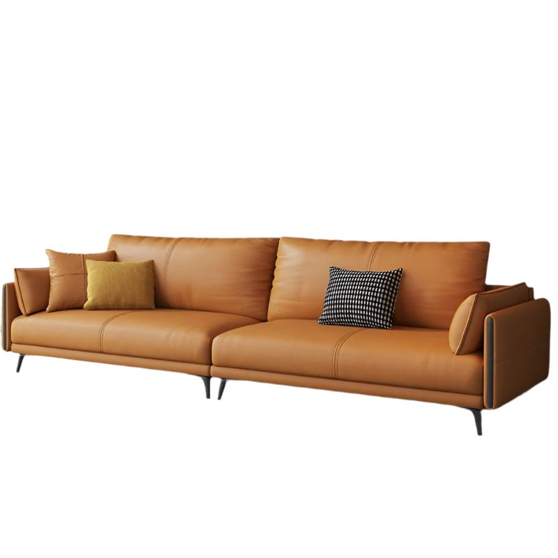 Modern Italian Design PU Leather Sofa Set