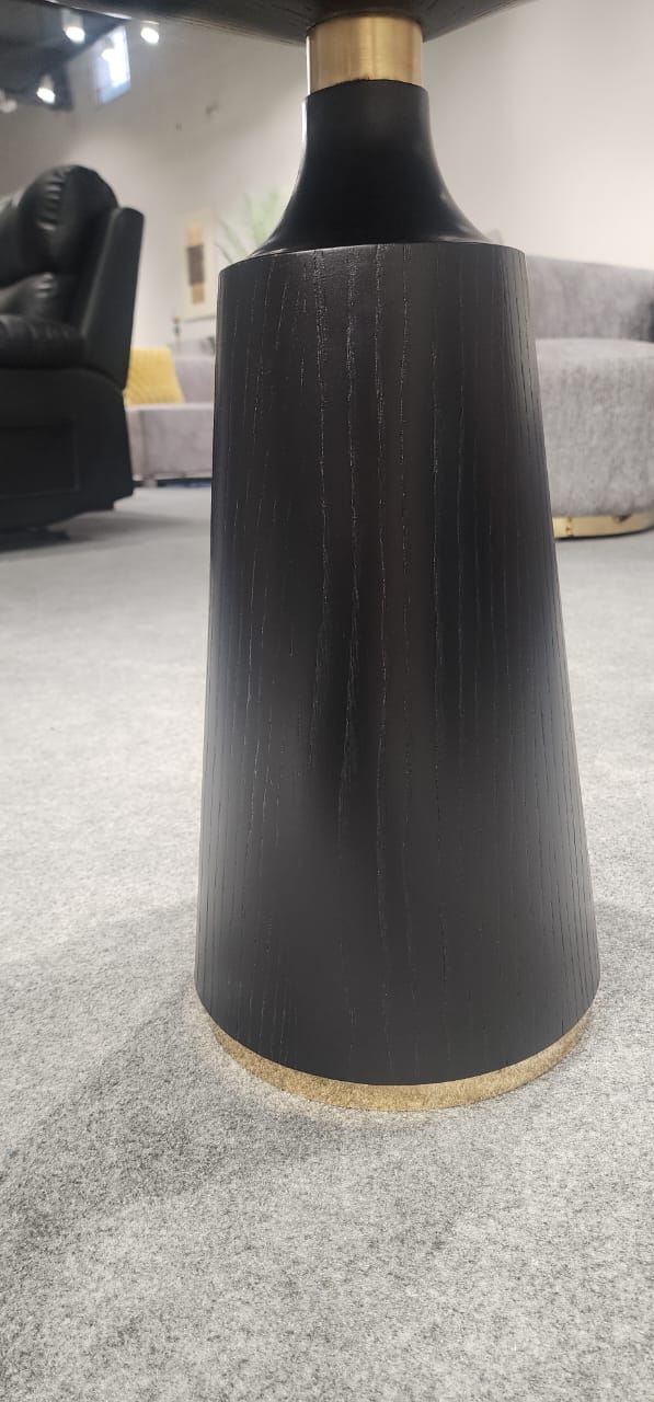 Brass Accent Side Table