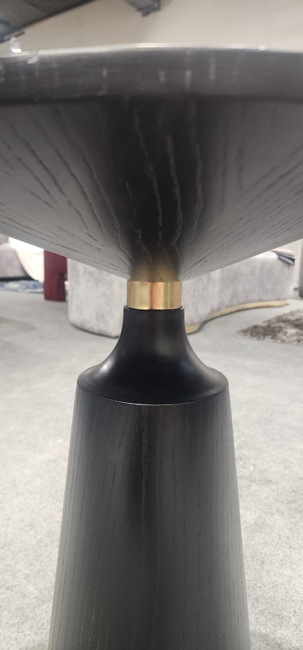 Brass Accent Side Table