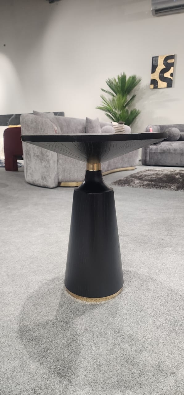 Brass Accent Side Table