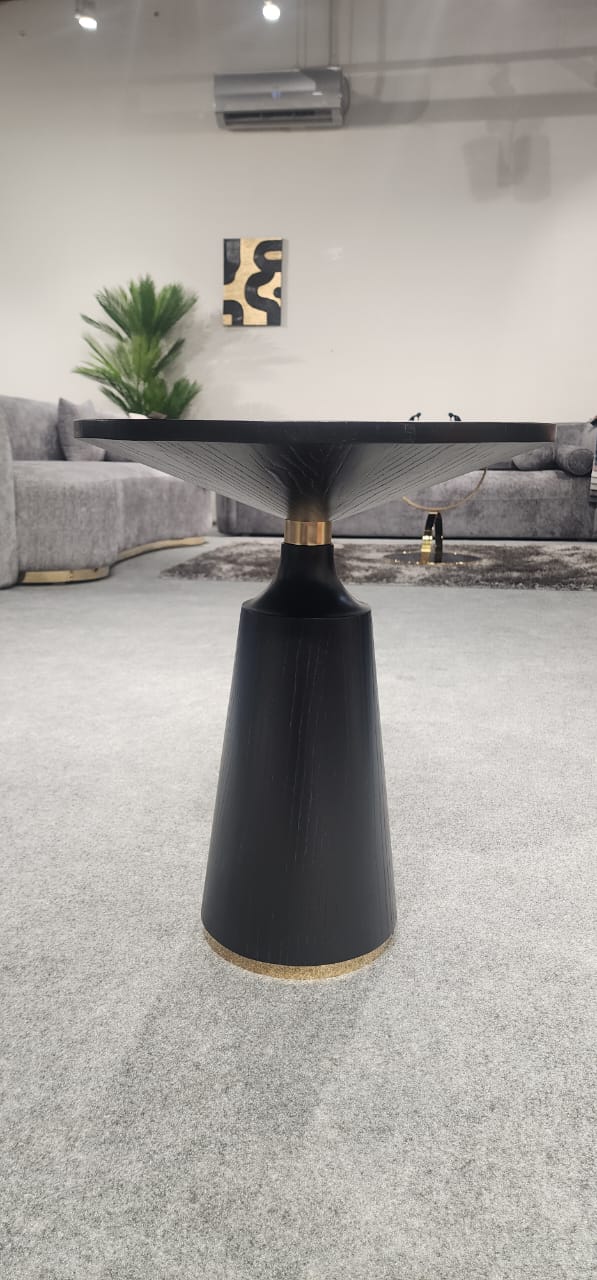 Brass Accent Side Table