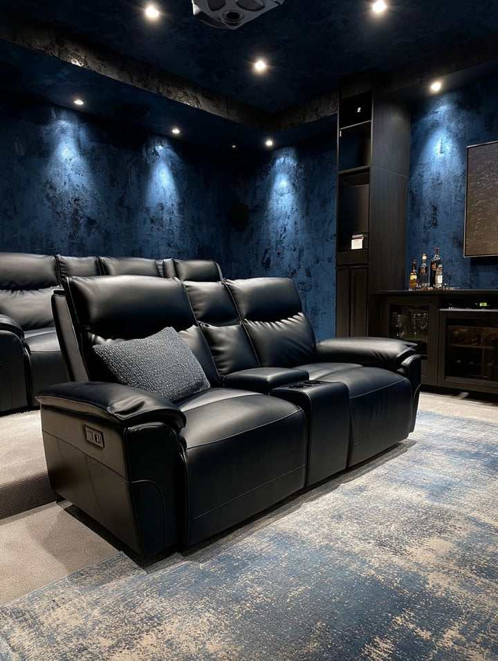 CROWN Series - 6 Seater Recliner Set — Wildstone | Manual & Electric Options