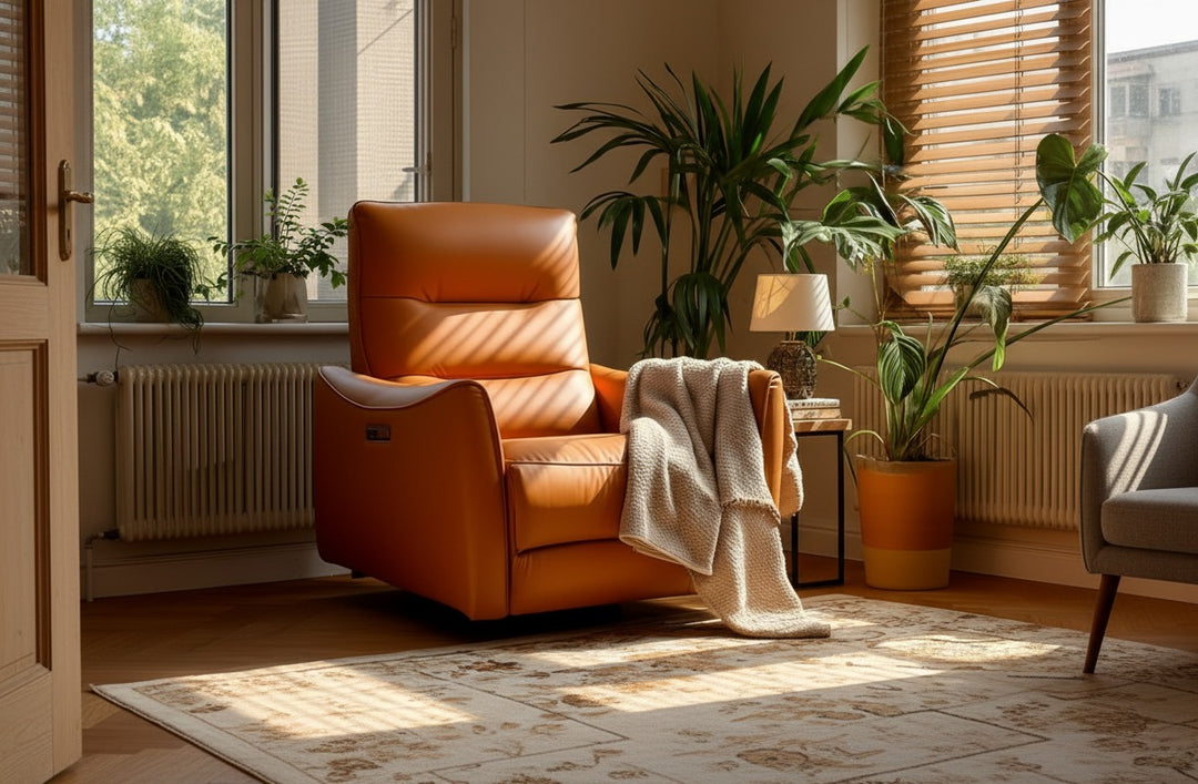 THRONE Recliner  – Black, Brown & Mustard | Manual & Electric Options
