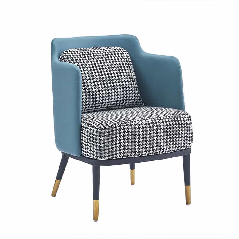 Sofa Chair Set – Orange/Blue