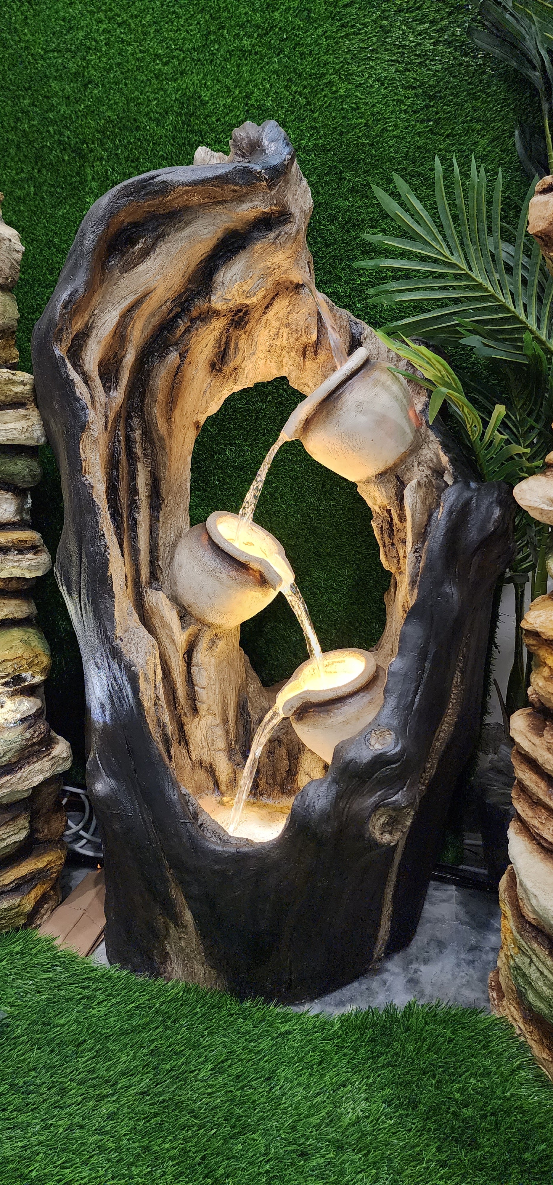 Wooden Trunk Water Fall