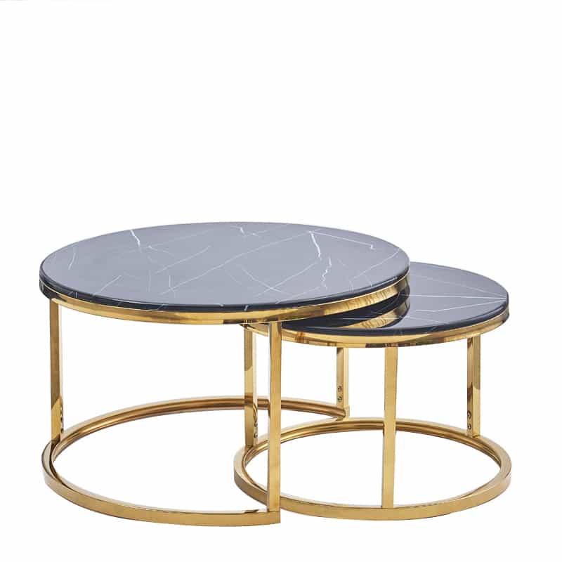 Nested Centre Tables - Black
