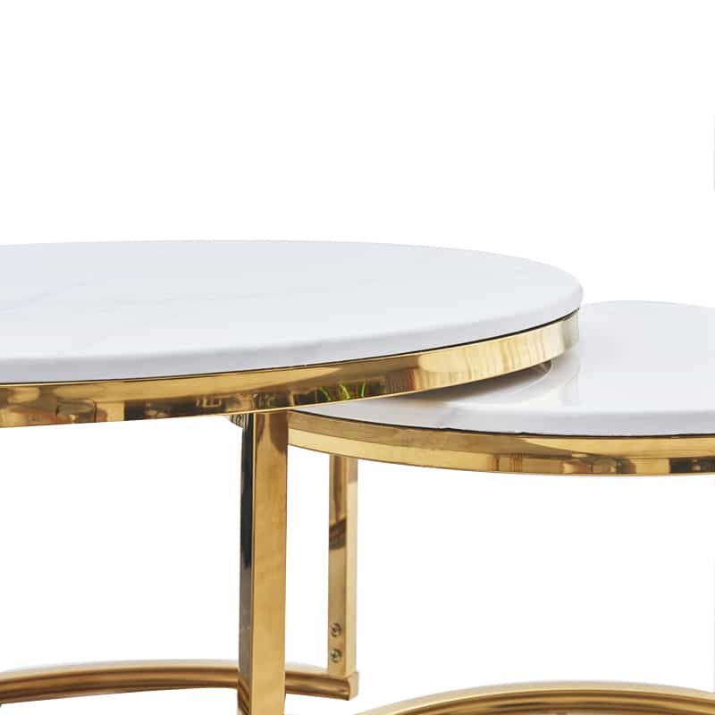Nested Centre Tables - White